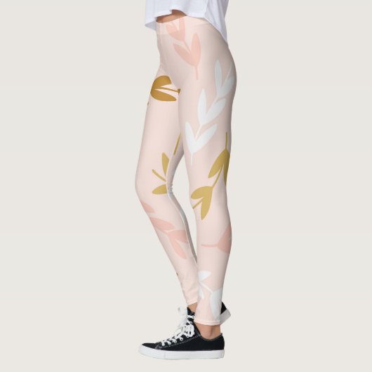 LEGGINGS MOTIF FEUILLE 4 (Gauche)