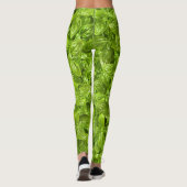 Leggings Motif Feuille Basil (Dos)