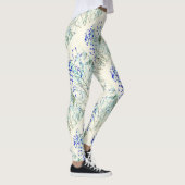Leggings motif feuille bleue (Droite)