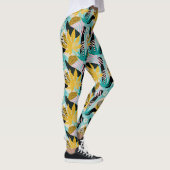 Leggings Motif Feuille de la forêt tropicale tropicale (Droite)