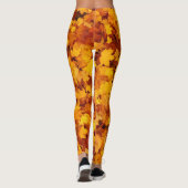 Leggings Motif Feuille d'Érable-25877 (Dos)
