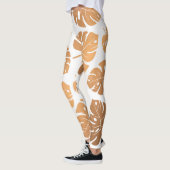 Leggings Motif Feuille d'or (Gauche)