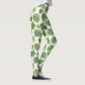 Leggings Motif Feuille élégant Green Tropical (Droite)