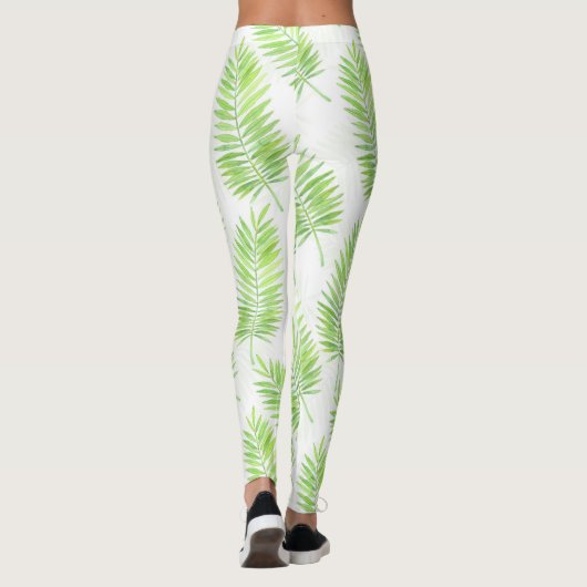 Leggings Motif feuille Palm (Dos)