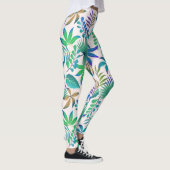 Leggings Motif feuille tropical (Droite)
