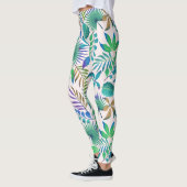 Leggings Motif feuille tropical (Gauche)