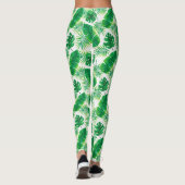 Leggings Motif Feuille tropical (Dos)