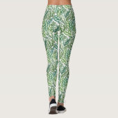 Leggings Motif Feuille vert tropical (Dos)