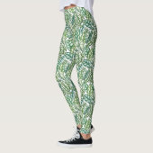 Leggings Motif Feuille vert tropical (Gauche)