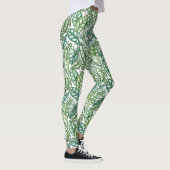Leggings Motif Feuille vert tropical (Droite)