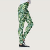 Leggings Motif Feuille vert tropical (Droite)