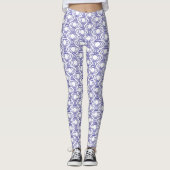 Leggings Motif final bleu (Devant)