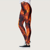 Leggings Motif Flames (Gauche)
