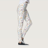 Leggings Motif Fleur sauvage d'été (Droite)