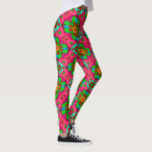 Leggings Motif Fleurs Abstraites uniques (Droite)