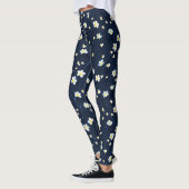 Leggings Motif Fleurs délicates (Gauche)