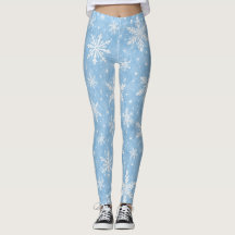 Motif flocon de neige bleu givré aquarelle