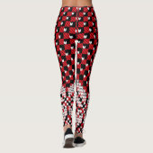 Leggings Motif Flocons de Neige (Dos)