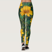 Leggings Motif floral (Dos)