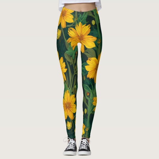 Leggings Motif floral (Devant)