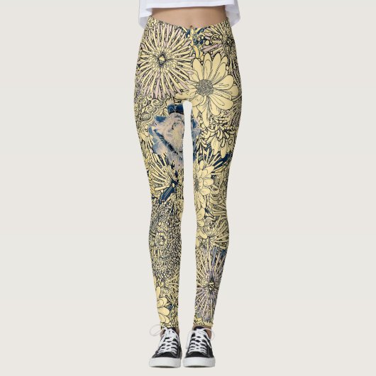 Leggings Motif floral (Devant)