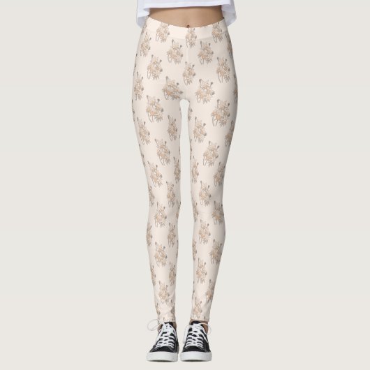 Leggings motif floral (Devant)