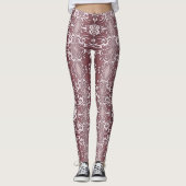Leggings motif floral baroque (Devant)