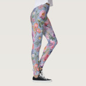 Leggings Motif floral brodé (Droite)