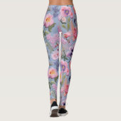 Leggings Motif floral brodé (Dos)