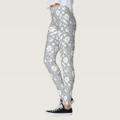 Leggings Motif floral de dentelle (Gauche)