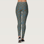 Leggings Motif floral de l'ours (Dos)