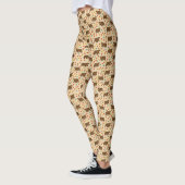 Leggings Motif floral de l'ours (Gauche)
