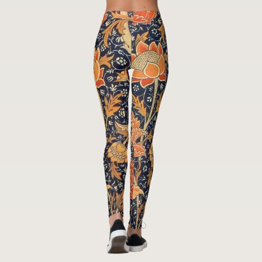 Leggings Motif floral de Nouveau d'art de William Morris (Dos)