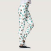 Leggings Motif floral de paresse douce (Droite)