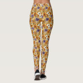 Leggings Motif floral de pensée (Dos)
