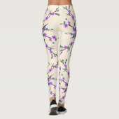 Leggings motif floral de ressort (Dos)