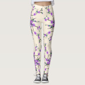 Leggings motif floral de ressort (Devant)