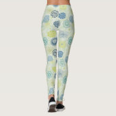 Leggings Motif floral élégant avec les fleurs mignonnes (Dos)