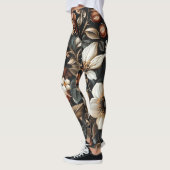 Leggings 🌸 Motif floral élégant et intemporel 🌸 (Gauche)