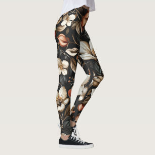 Leggings 🌸 Motif floral élégant et intemporel 🌸