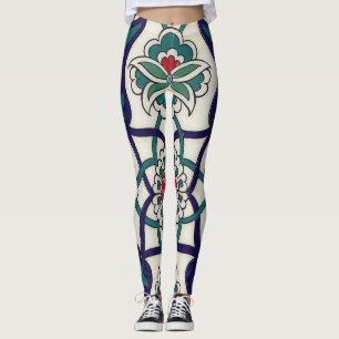 Leggings Motif floral en céramique turque