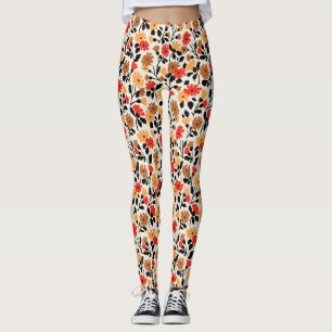 Leggings Motif floral Endleaves of Art