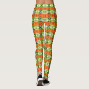 Leggings Motif floral incolore