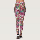 Leggings Motif floral lumineux (Dos)
