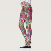 Leggings Motif floral lumineux (Gauche)