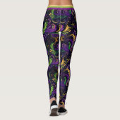 Leggings Motif floral Mardi Gras (Dos)