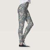 Leggings Motif floral mignon de paresse (Droite)