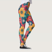 Leggings Motif floral rétro (Droite)