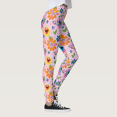 Leggings Motif floral rose de la rue Sésame (Droite)