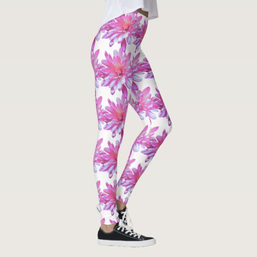 Leggings Motif floral rose Faisceaux roses (Droite)
